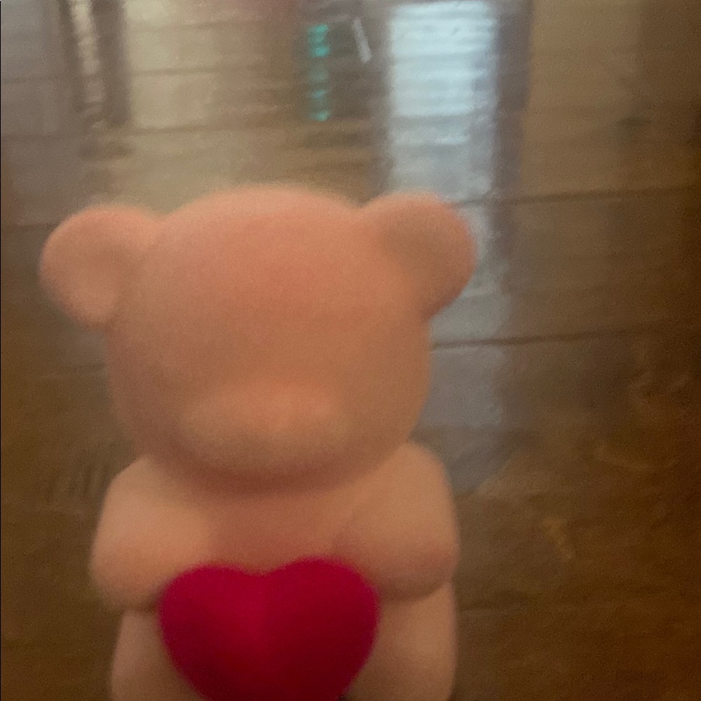 GAP Pink Bear with Red Heart Plush